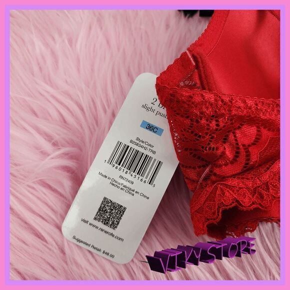 NWT Chic Comfort: {Rene Rofe} 2 Bras Set (36C) NWT - Picture 6 of 6